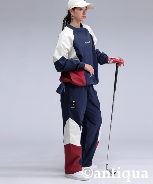 antiqua(アンティカ)の「【STCH】配色切替パンツ(その他パンツ・レディース・ネイビー/ブラック・LXL/ML)」の16枚目の写真