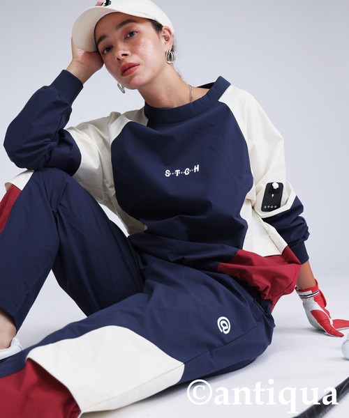 STCH】配色切替パンツ（その他パンツ）｜antiqua（アンティカ）の