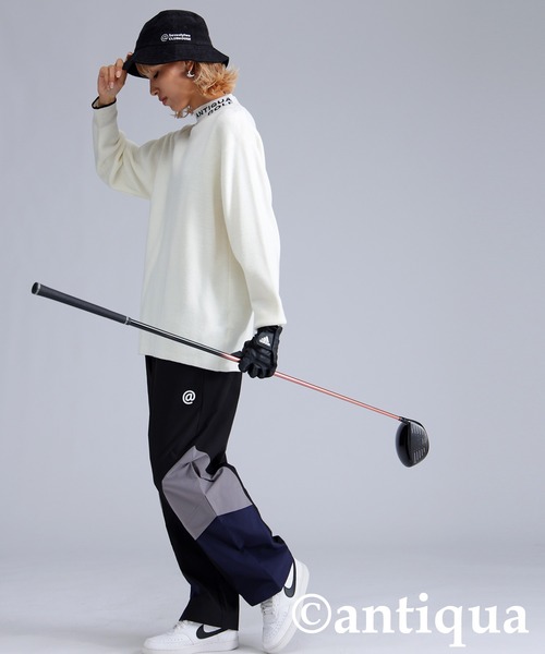 antiqua(アンティカ)の「【STCH】配色切替パンツ(その他パンツ・レディース・ネイビー/ブラック・LXL/ML)」の7枚目の写真