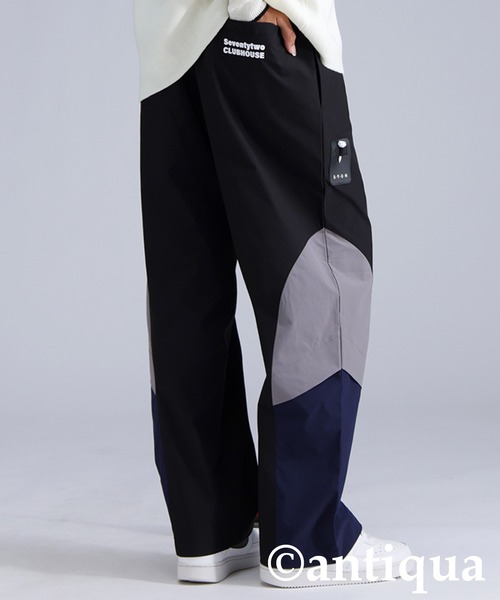 antiqua(アンティカ)の「【STCH】配色切替パンツ(その他パンツ・レディース・ネイビー/ブラック・LXL/ML)」の6枚目の写真
