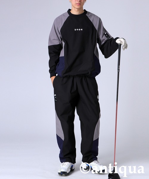 antiqua(アンティカ)の「【STCH】配色切替パンツ(その他パンツ・レディース・ネイビー/ブラック・LXL/ML)」の9枚目の写真