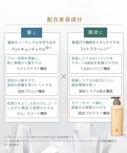 ハウス オブ ローゼ（ハウス オブ ローゼ）の「ハウスオブローゼ / カモマイルド ピュアモイスト シャンプー　300mL（シャンプー・レディース・その他・FREE）」の5枚目の写真