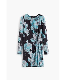 Desigual | クリスチャン・ラクロワ クラウドプリント フロントタイ ショートドレス(ワンピース)