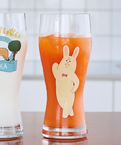 セール】グラス465ml[キューライスコラボ]（グラス/マグカップ