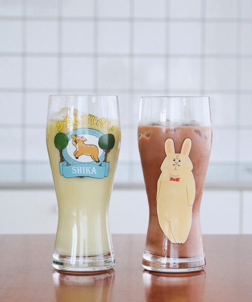 セール】グラス465ml[キューライスコラボ]（グラス/マグカップ