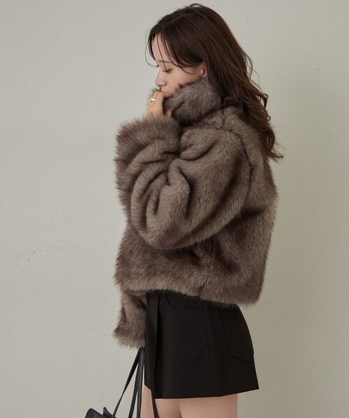 mline]【新色BLK登場！】ファーアウター（その他アウター）｜mline