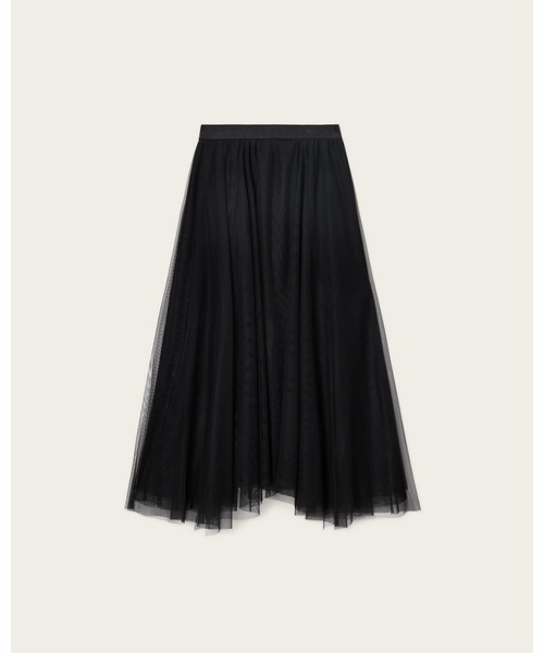ALLSAINTS(オールセインツ)の「ALLY TULLE MIDI SKIRT | ALLY チュール ミディ スカート(スカート・レディース・ブラック・4/6/8/10)」の7枚目の写真