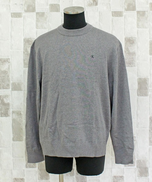 Calvin Klein（カルバン・クライン）の「CKJ コットンイージーフィットクルーネックセーター ニット LS COTTON EASY FIT CREWNK SWEATER（ニット/セーター・メンズ・ブラック/ブルー/グレー・XL/L/M）」の9枚目の写真