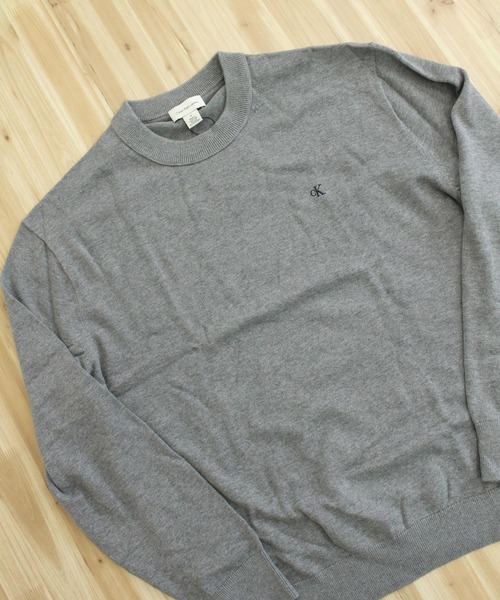 Calvin Klein（カルバン・クライン）の「CKJ コットンイージーフィットクルーネックセーター ニット LS COTTON EASY FIT CREWNK SWEATER（ニット/セーター・メンズ・ブラック/ブルー/グレー・XL/L/M）」の12枚目の写真