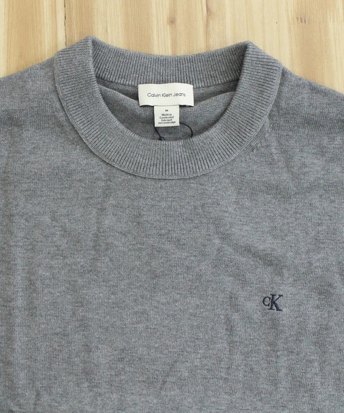 Calvin Klein（カルバン・クライン）の「CKJ コットンイージーフィットクルーネックセーター ニット LS COTTON EASY FIT CREWNK SWEATER（ニット/セーター・メンズ・ブラック/ブルー/グレー・XL/L/M）」の13枚目の写真