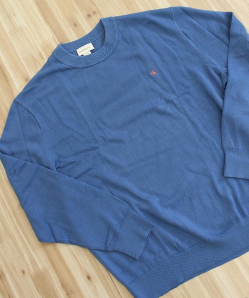 Calvin Klein（カルバン・クライン）の「CKJ コットンイージーフィットクルーネックセーター ニット LS COTTON EASY FIT CREWNK SWEATER（ニット/セーター・メンズ・ブラック/ブルー/グレー・XL/L/M）」の19枚目の写真