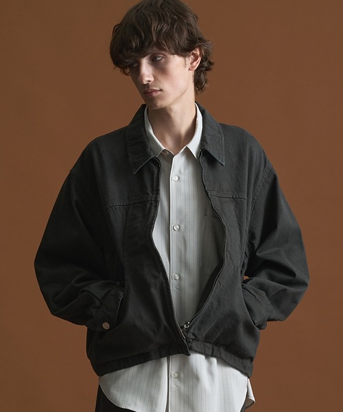 【PUBLIC TOKYO】PUBLIC DENIM BLOUSON PUBLIC DENIM BLOUSON/デニムジップブルゾン（ブルゾン）｜PUBLIC