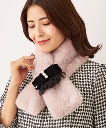 マフラー（ピンク/桃色系・フェイクファー）ファッション通販 - ZOZOTOWN