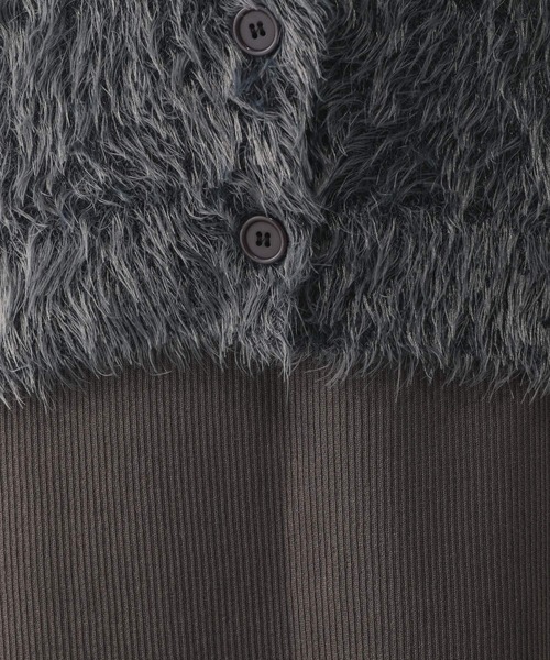 GLOBAL WORK（グローバルワーク）の「シャギーカーディガン＊スカートSET/579504（ワンピース・レディース・ネイビー/ブラウン系その他6/グレー・LARGE/MEDIUM）」の16枚目の写真