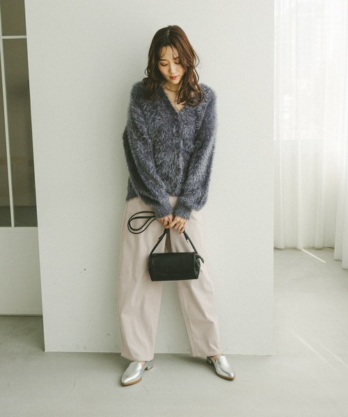 GLOBAL WORK（グローバルワーク）の「シャギーカーディガン＊スカートSET/579504（ワンピース・レディース・ネイビー/ブラウン系その他6/グレー・LARGE/MEDIUM）」の13枚目の写真