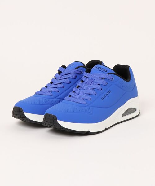 SKECHERS(スケッチャーズ)の「【SKECHERS】スケッチャーズ Uno - Stand On Air(ウノ - スタンド オン エア)エアークッションスニーカー 52458(スニーカー・メンズ・イエロー/ブルー・26.0cm/27.0cm/28.0cm)」の1枚目の写真