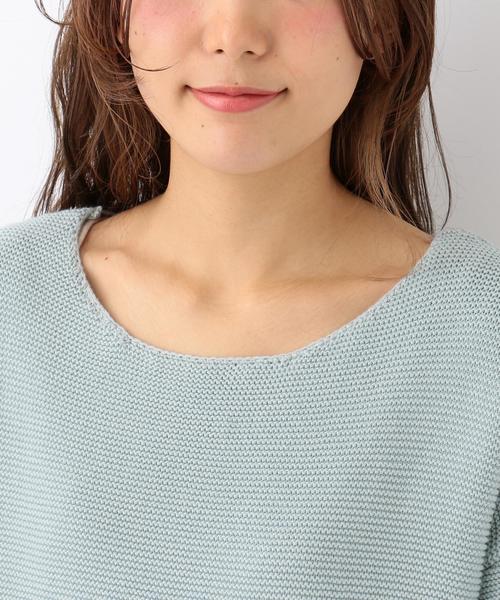 Another Edition（アナザーエディション）の「ガーターニットプルオーバー/ AEMFC C ガーター PO◆（ニット/セーター・レディース・オフホワイト/ベージュ/ライム・フリー）」の6枚目の写真