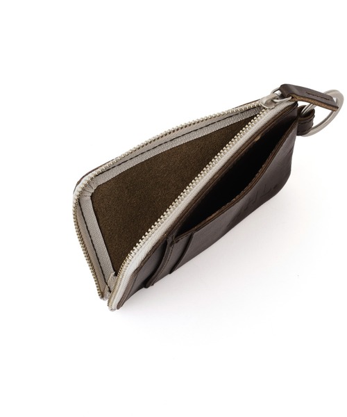 MHL.（エムエイチエル）の「TOUGH LEATHER（財布・レディース・オリーブドラブ/ブラック・FREE）」の6枚目の写真