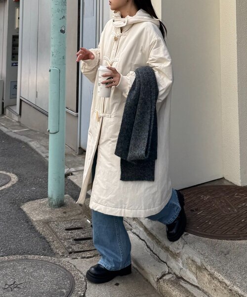 willow】中綿ダッフルロングコート（ダッフルコート）｜WILLOW
