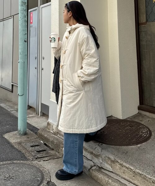 willow】中綿ダッフルロングコート（ダッフルコート）｜WILLOW