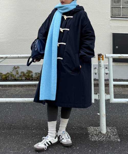 COMOLI 中綿ダッフルコート　ネイビー COMOLI”-WOOL DUFFLE COAT- - 1LDK AOYAMA