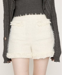 SLY(スライ)のFLUFFY TWEED S/PT フラッフィー ツイード ショートパンツ 秋服 冬服(スラックス)