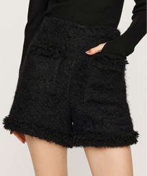 SLY | FLUFFY TWEED S/PT フラッフィー ツイード ショートパンツ 秋服 冬服(スラックス)