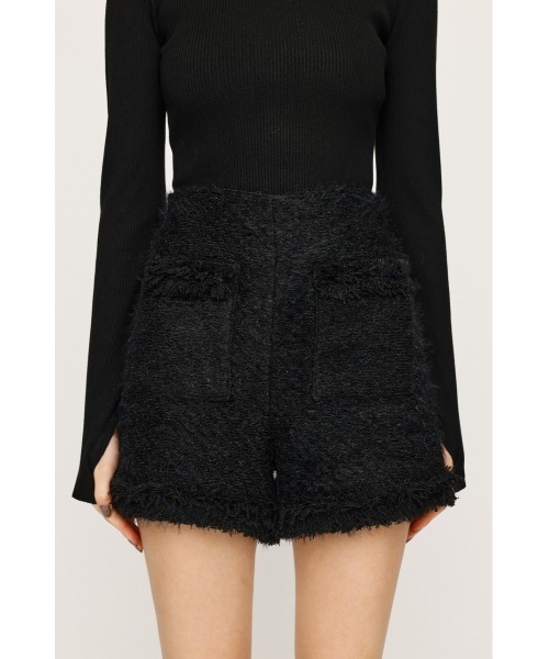 FLUFFY TWEED S/PT フラッフィー ツイード ショートパンツ 秋服 冬服