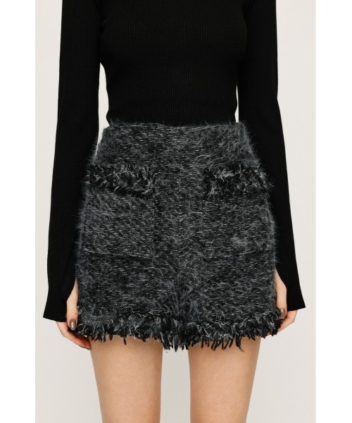 FLUFFY TWEED S/PT フラッフィー ツイード ショートパンツ 秋服 冬服