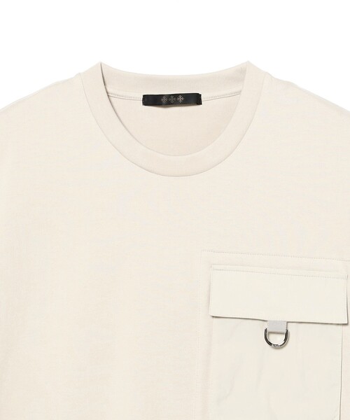 TATRAS(タトラス)の「TATRAS / SISIFO コットン デザインポケット Tシャツ(Tシャツ/カットソー・メンズ・ブラック/シルバー・3/2/4)」の4枚目の写真