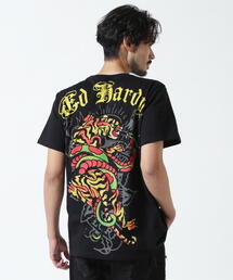 ロイヤルフラッシュ（ FLASH）/Ed Hardy／エド ハーディー／ECST SS TEE_TIGER Ed Hardy/エド ハーディー/ECST SS TEE_TIGER（Tシャツ/カットソー
