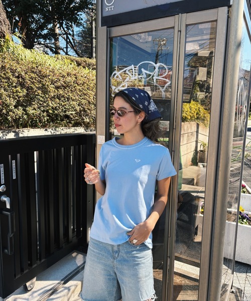ROXY(ロキシー)の「HISTORICAL LOGO LINE /ロキシーバックプリントロゴ半袖Tシャツ(Tシャツ/カットソー・レディース・ホワイト/ミント/ブラック・SMALL/MEDIUM/LARGE)」の5枚目の写真