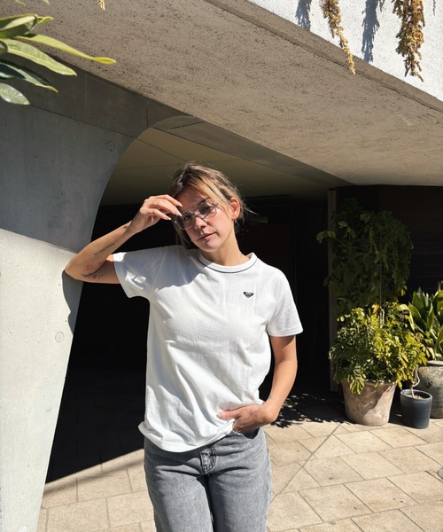 ROXY(ロキシー)の「HISTORICAL LOGO LINE /ロキシーバックプリントロゴ半袖Tシャツ(Tシャツ/カットソー・レディース・ホワイト/ミント/ブラック・SMALL/MEDIUM/LARGE)」の13枚目の写真
