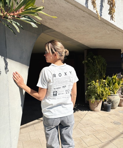 ROXY(ロキシー)の「HISTORICAL LOGO LINE /ロキシーバックプリントロゴ半袖Tシャツ(Tシャツ/カットソー・レディース・ホワイト/ミント/ブラック・SMALL/MEDIUM/LARGE)」の16枚目の写真