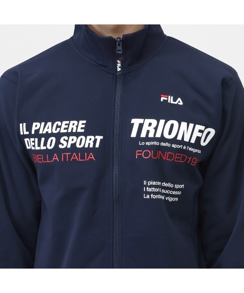 FILA（フィラ）の「フィラ FILA メンズジャージジャケット（ジャージ・メンズ・ネイビー/グレー/ブラック・M/L/LL）」の15枚目の写真