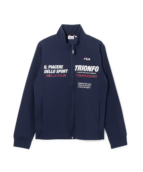 FILA（フィラ）の「フィラ FILA メンズジャージジャケット（ジャージ・メンズ・ネイビー/グレー/ブラック・M/L/LL）」の6枚目の写真
