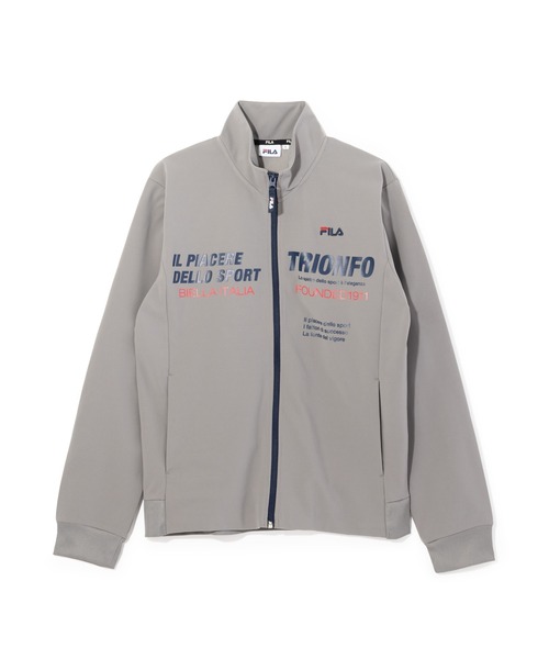 FILA（フィラ）の「フィラ FILA メンズジャージジャケット（ジャージ・メンズ・ネイビー/グレー/ブラック・M/L/LL）」の4枚目の写真