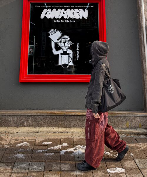 BLACKPURPLE(ブラックパープル)の「クリスタルダブルサイドバッグ BP Crystal DoubleSide Bag(ショルダーバッグ・レディース・ブラック・FREE)」の7枚目の写真