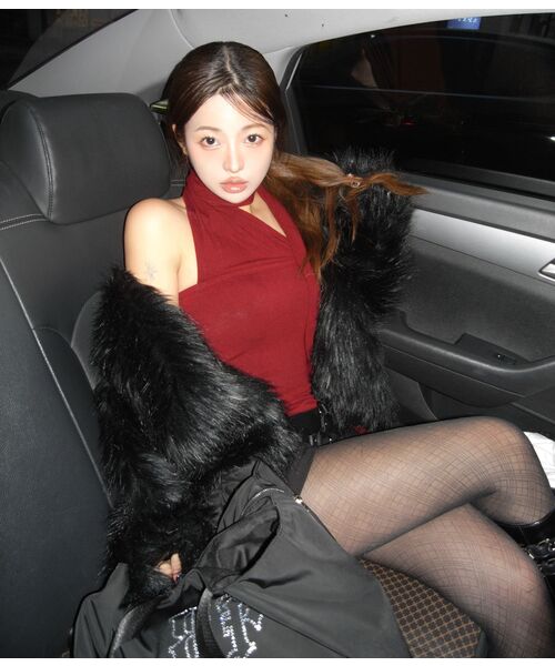 BLACKPURPLE(ブラックパープル)の「クリスタルダブルサイドバッグ BP Crystal DoubleSide Bag(ショルダーバッグ・レディース・ブラック・FREE)」の9枚目の写真