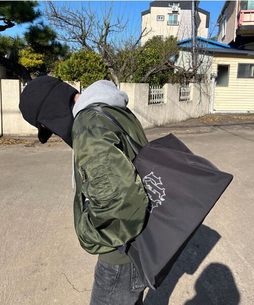 BLACKPURPLE(ブラックパープル)の「クリスタルダブルサイドバッグ BP Crystal DoubleSide Bag(ショルダーバッグ・レディース・ブラック・FREE)」の12枚目の写真