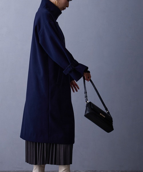 NICOLE white（ニコルホワイト）の「スタンドコート（その他アウター・レディース・ブラック/ライトグレー/ネイビー・FREE）」の11枚目の写真