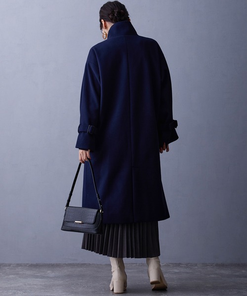 NICOLE white（ニコルホワイト）の「スタンドコート（その他アウター・レディース・ブラック/ライトグレー/ネイビー・FREE）」の12枚目の写真