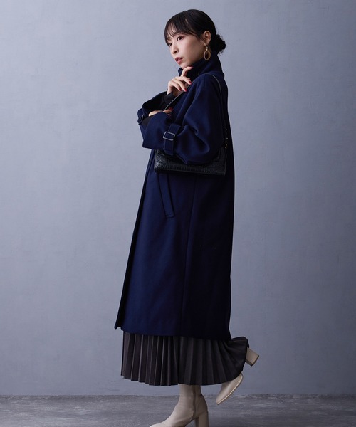 NICOLE white（ニコルホワイト）の「スタンドコート（その他アウター・レディース・ブラック/ライトグレー/ネイビー・FREE）」の13枚目の写真