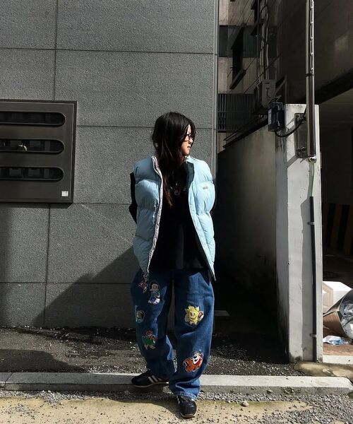 WKNDRS(ウィーキャンドース)の「PUZZLE PUFFER VEST (L.BLUE)(ダウンベスト・レディース・その他・MEDIUM/LARGE/X-LARGE)」の14枚目の写真