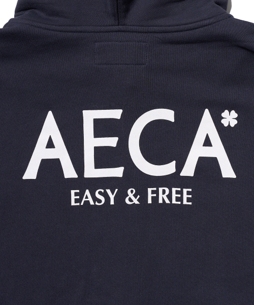 AECA(エイカ)の「AECA SIGNATURE ZIP UP HOODIE-NAVY(パーカー・レディース・その他・SMALL/MEDIUM/LARGE/X-LARGE)」の8枚目の写真