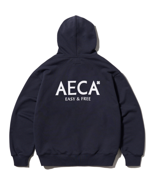AECA(エイカ)の「AECA SIGNATURE ZIP UP HOODIE-NAVY(パーカー・レディース・その他・SMALL/MEDIUM/LARGE/X-LARGE)」の7枚目の写真