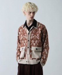 HARE | ダマスクガラニットシャツ(HARE)(ニット/セーター)