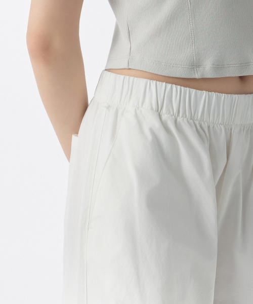 MUSINSA STANDARD WOMAN（ムシンサスタンダードウーマン）の「ウィメンズラップスカートパラシュートパンツ[ホワイト]（その他パンツ・レディース・その他・30/24/26/28）」の8枚目の写真