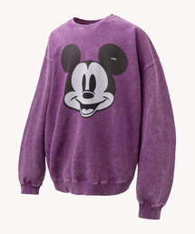 VTWO（ブイツー）の「ミッキーピグメントスウェット（パープル）（スウェット）」