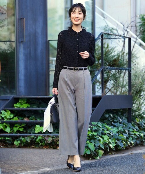 ANY SIS（エニィスィス）の「【22.5~24.5cm】ベルテッドレディライク パンプス（パンプス・レディース・ブラック系/ベージュ系・SS/LL/LARGE/MEDIUM/SMALL）」の12枚目の写真